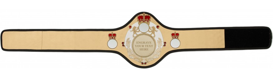 QUEENSBURY CHAMPIONSHIP BELT QUEEN/W/G/ENGRAVE - AVAILABLE IN 10+ COLOURS